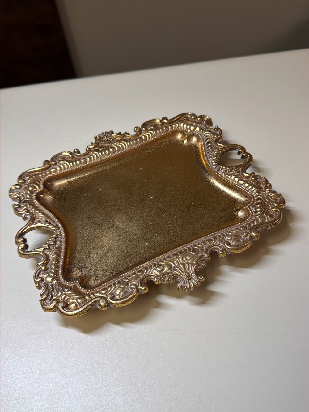 Ornate Gold Decorative Tray - Home Accents Decor